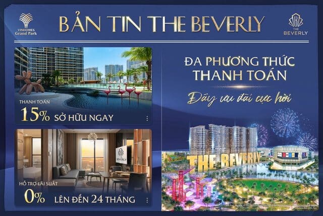 Chính sách bán hàng phân khu The Beverly