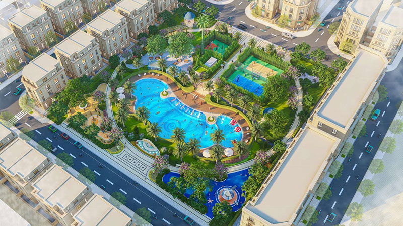 Toàn cảnh công viên Pearl Park